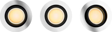 Philips Hue Milliskin upotettu spottivalo alumiini  3x5