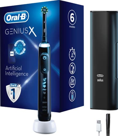 Oral-B Genius X Black TC sähköhammasharja 396949 (musta)