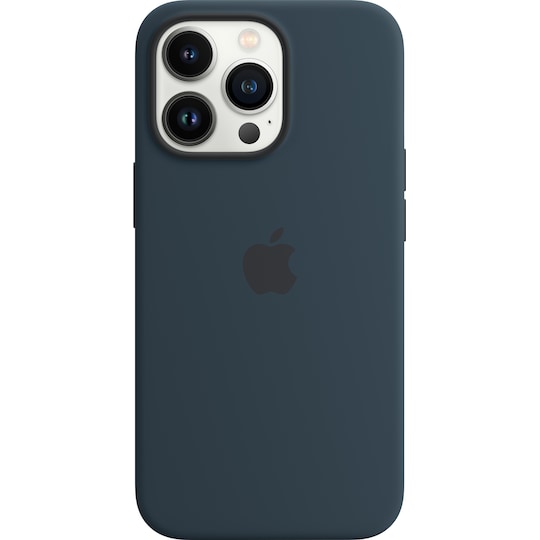 iPhone 13 Pro silikonikuori MagSafella (syvänteensininen)