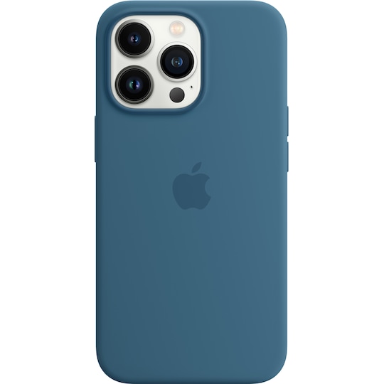 iPhone 13 Pro silikonikuori MagSafella (jäänsininen)
