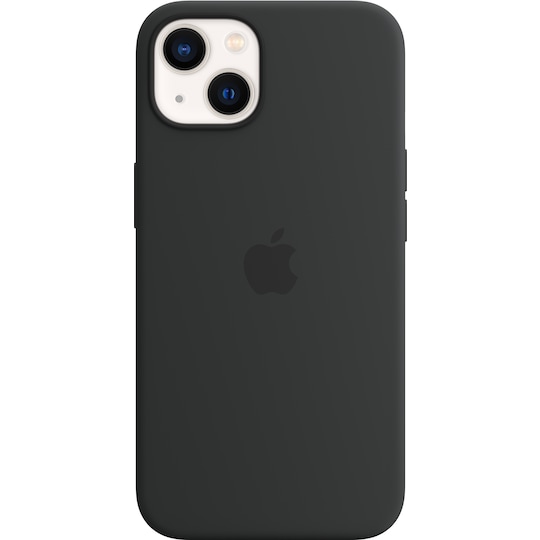 iPhone 13 silikonikuori MagSafella (keskiyönsininen)