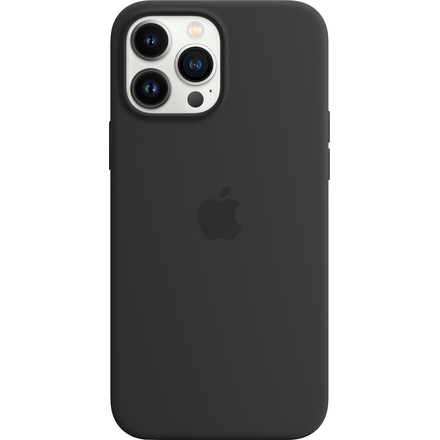 iPhone 13 Pro Max silikonikuori MagSafella (keskiyönsininen)