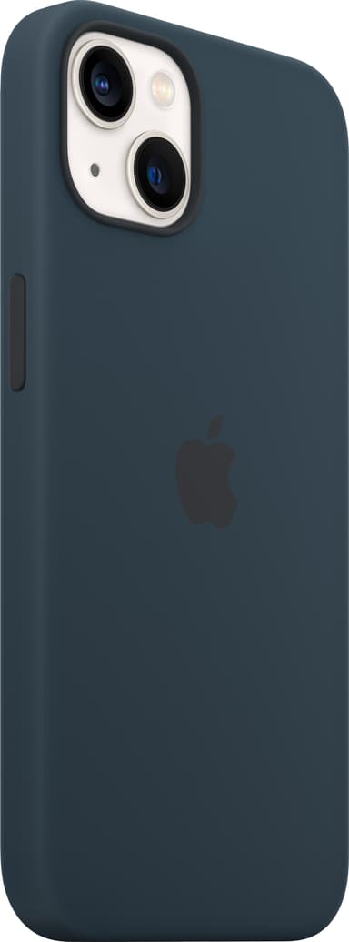 iPhone 13 silikonikuori MagSafella (syvänteensininen)