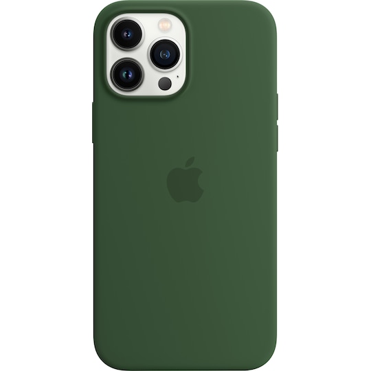 iPhone 13 Pro Max silikonikuori MagSafella (apilanvihreä)