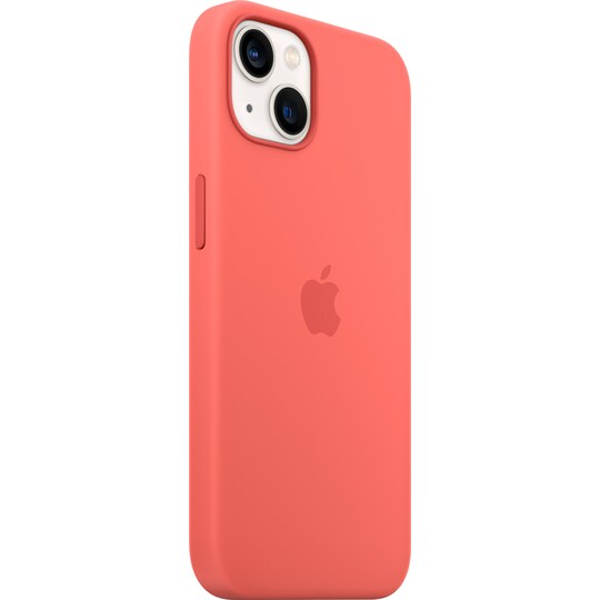 iPhone 13 silikonikuori MagSafella (ruusumanteli)