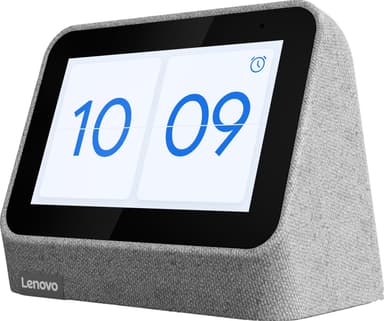 Lenovo Smart Clock 2 herätyskello, Google Assistant (harmaa)