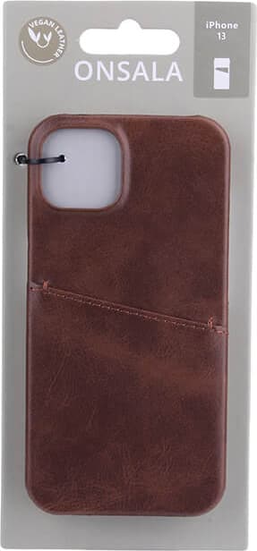 Onsala iPhone 13 suojakuori (ruskea)