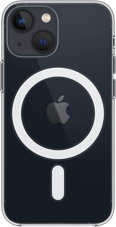 iPhone 13 mini suojakuori MagSafella (läpinäkyvä)