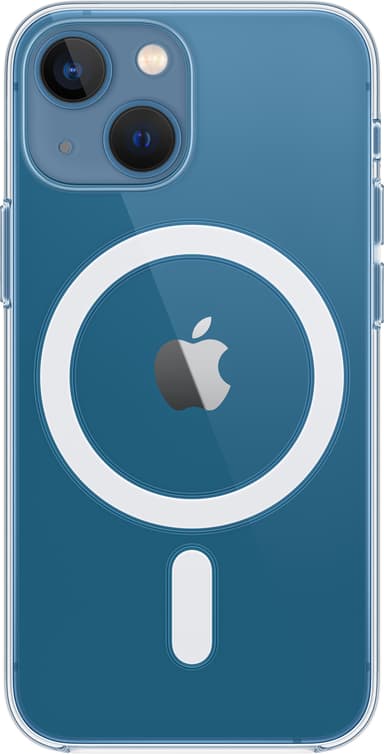 iPhone 13 mini suojakuori MagSafella (läpinäkyvä)