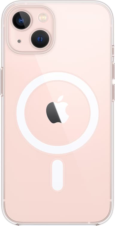 iPhone 13 suojakuori MagSafella (läpinäkyvä)