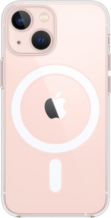 iPhone 13 mini suojakuori MagSafella (läpinäkyvä)