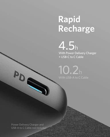 Anker PowerCore III Sense 10K 10 000 mAh varavirtalähde