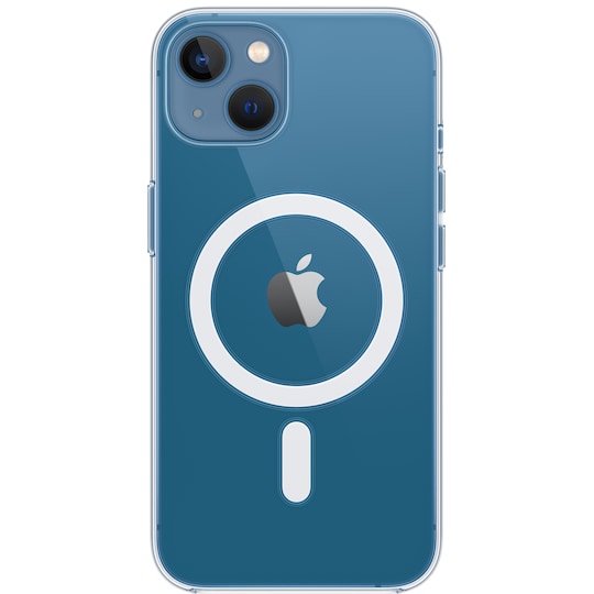 iPhone 13 suojakuori MagSafella (läpinäkyvä)