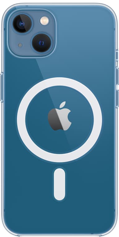 iPhone 13 suojakuori MagSafella (läpinäkyvä)