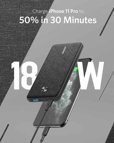 Anker PowerCore III Sense 10K 10 000 mAh varavirtalähde