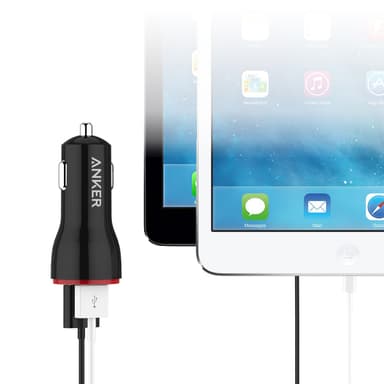 Anker PowerDrive 2 24W Dual USB autolaturi (musta)