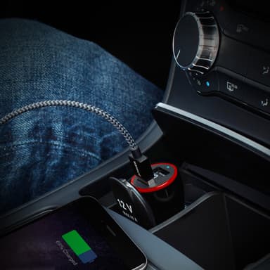 Anker PowerDrive 2 24W Dual USB autolaturi (musta)