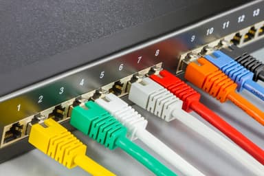 F/UTP Cat6 patch cable 5m, blue