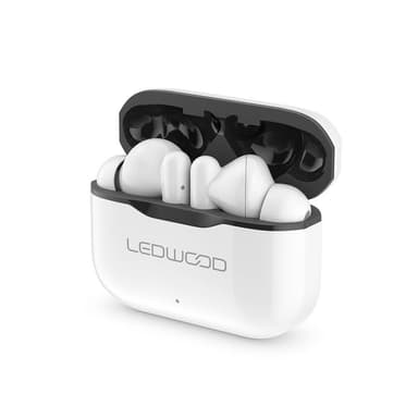 LEDWOOD Kuuloke Capella TWS  True Wireless In-Ear Valkoinen Mic