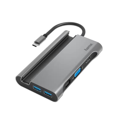 HAMA Dockningsstation USB-C 7x Portar