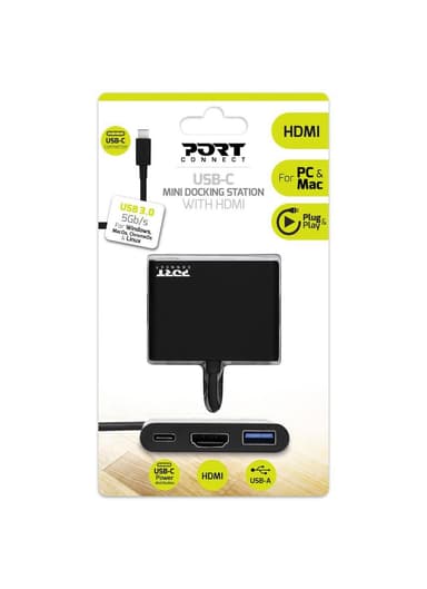 PORT DESIGNS USB-C mini -telakointiasema
