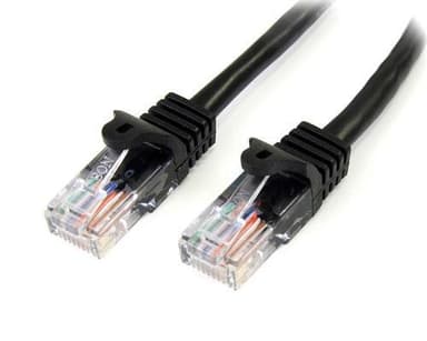 StarTech.com 45PAT5MBK, 5 m, Cat5e, U/UTP (UTP), RJ-45, RJ-45
