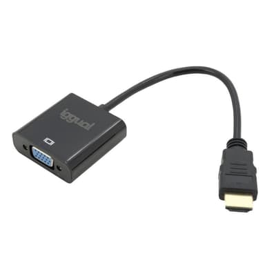 HDMI-kaapeli iggual IGG317303 WUXGA Musta