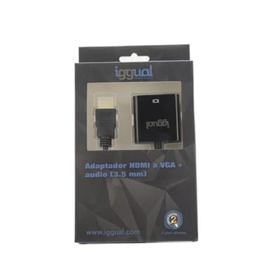HDMI-kaapeli iggual IGG317303 WUXGA Musta