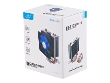 Deepcool "Ice Edge Mini FS" yleisjäähdytin, 2 lämpöputkea, Intel -kanta LGA1156/1155/775 ja AMD -kanta FM1/AM3+/AM3/AM2+/AM2/940/939/754 deepcool "Iceedge mini FS" Universal