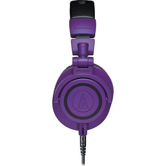 Audio Technican langalliset kuulokkeet ATH-M50xPB Korvan päällä, 3,5 mm: n TRS-pistoke ja 1/4-tuumainen ruuvisovitin, violetti/musta
