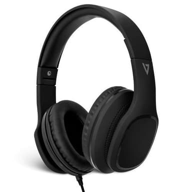 V7 HA701-3EP, Kuulokkeet, Pääpanta, Puhelut ja musiikki, Musta, Digitaalinen, 1,8 m