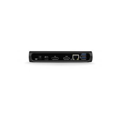 PORT DESIGNS Universal Office -telakointiasema: Type-C, näyttöportti, HDMI, LAN, 3x USB 3.0, ääniliitäntä