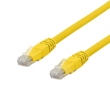 DELTACO U / UTP Cat6a -kaapeli, Delta -sertifikaatti, LSZH, 7 m, keltainen