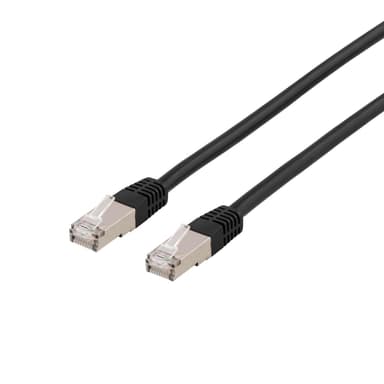 DELTACO U / FTP Cat6a -kaapeli, LSZH, 20 m, musta