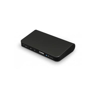 PORT DESIGNS Universal Office -telakointiasema: Type-C, näyttöportti, HDMI, LAN, 3x USB 3.0, ääniliitäntä