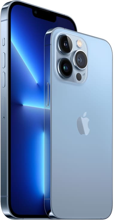 iPhone 13 Pro Max – 5G älypuhelin 256 GB (poutapäivänsininen)