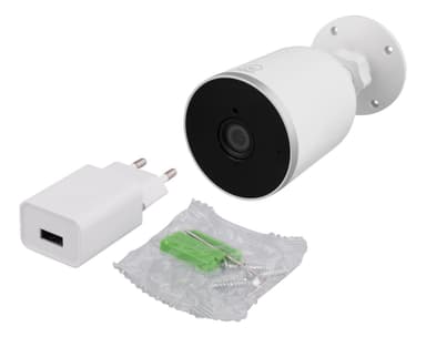 DELTACO SMART HOME verkkokamera ulkokäyttöön, IP65, 1080p, Wi-Fi