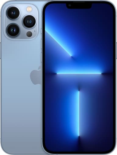 iPhone 13 Pro Max – 5G älypuhelin 256 GB (poutapäivänsininen)