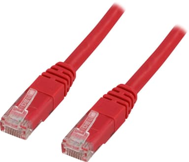 DELTACO U / UTP Cat6 -kaapeli, LSZH, 7 m, punainen