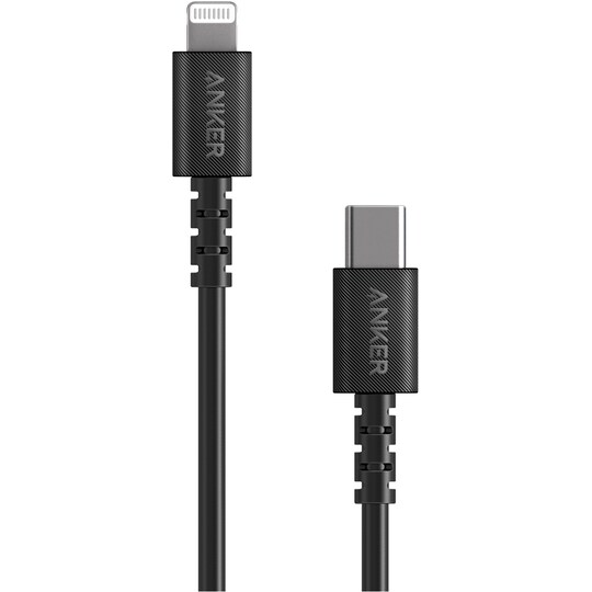 Anker PowerLine Select USB-C - Lightning kaapeli 0,9 m (musta)