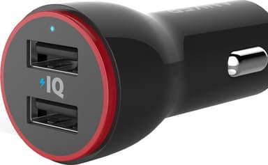 Anker PowerDrive 2 24W Dual USB autolaturi (musta)