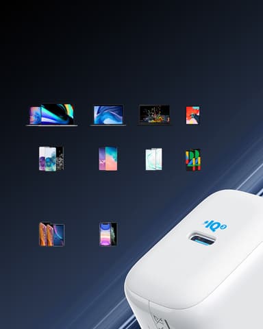 Anker PowerPort III Pod 65W USB-C laturi (valkoinen)
