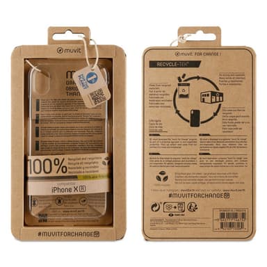 Muvit Recycletek Transparent Case Apple iPhone XR
