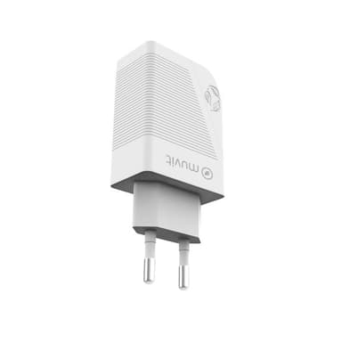 Muvit Dual Car charger 1 x USB-C + 1 x USB-A