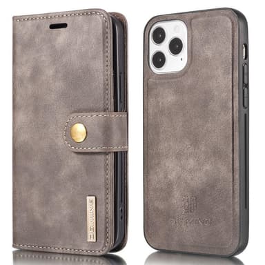 DG.MING iPhone 13 Mini Tyylikäs Lompakkokotelo - Kahvi