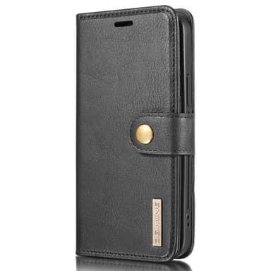 DG.MING iPhone 13 Pro tyylikäs lompakkokotelo - musta