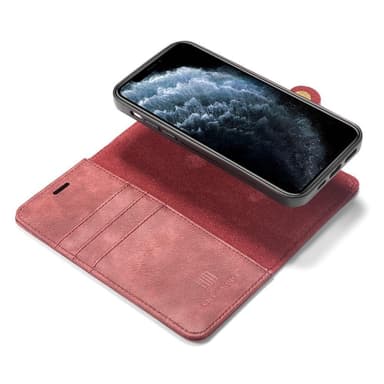 DG.MING iPhone 13 Mini Tyylikäs Lompakkokotelo - Punainen