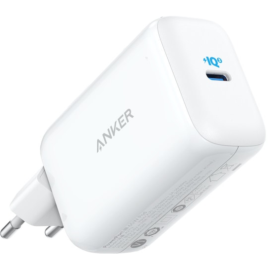 Anker PowerPort III Pod 65W USB-C laturi (valkoinen)