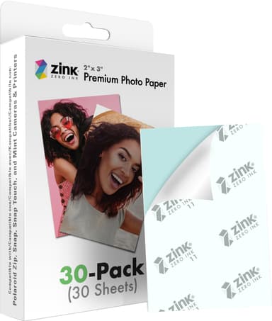 Polaroid ZINK Zero-Ink valokuvauspaperi 2” x 3” (30 kpl)