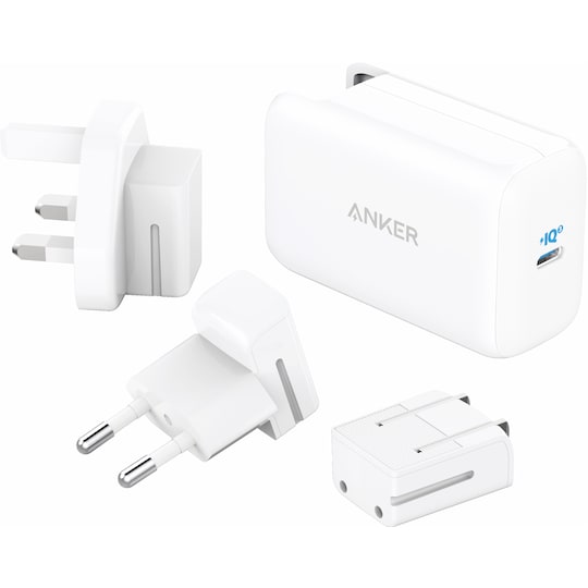 Anker PowerPort III Pod 65W USB-C laturi (valkoinen)